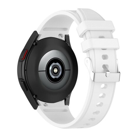 Strap-it Strap-it Correa silicona ajuste perfecto Samsung Galaxy Watch 7 - 44mm (blanco)
