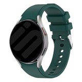 Strap-it Correa silicona ajuste perfecto Samsung Galaxy Watch 7 - 44mm (verde oscuro)
