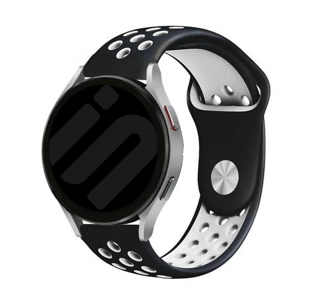 Strap-it Strap-it Correa deportiva Samsung Galaxy Watch 7 - 44mm (negro/blanco) Strap-it Strap-it Correa deportiva Samsung Galaxy Watch 7 - 44mm (negro/blanco)
