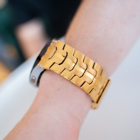 Strap-it Strap-it Correa acero sólida Samsung Galaxy Watch 7 - 44mm (dorado) Strap-it Strap-it Correa acero sólida Samsung Galaxy Watch 7 - 44mm (dorado)