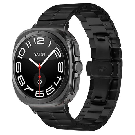 Strap-it Strap-it Correa metal de lujo Samsung Galaxy Watch Ultra (negro) Strap-it Strap-it Correa metal de lujo Samsung Galaxy Watch Ultra (negro)