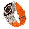 Strap-it Strap-it Correa TPU 'Explorer' Apple Watch (naranja con titanio) Strap-it Strap-it Correa TPU 'Explorer' Apple Watch (naranja con titanio)