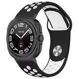 Strap-it Correa deportiva Samsung Galaxy Watch Ultra (negro/blanco) Strap-it Correa deportiva Samsung Galaxy Watch Ultra (negro/blanco)