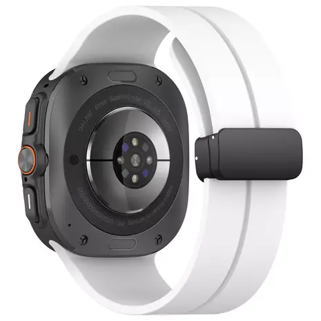 Strap-it Strap-it Correa siicona con D-buckle Samsung Galaxy Watch Ultra (blanco)