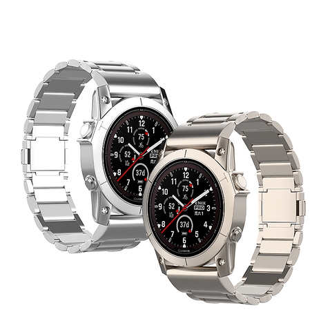 Strap-it Strap-it Correa magnética de titanio Garmin Fenix 7 (plata) Strap-it Strap-it Correa magnética de titanio Garmin Fenix 7 (plata)