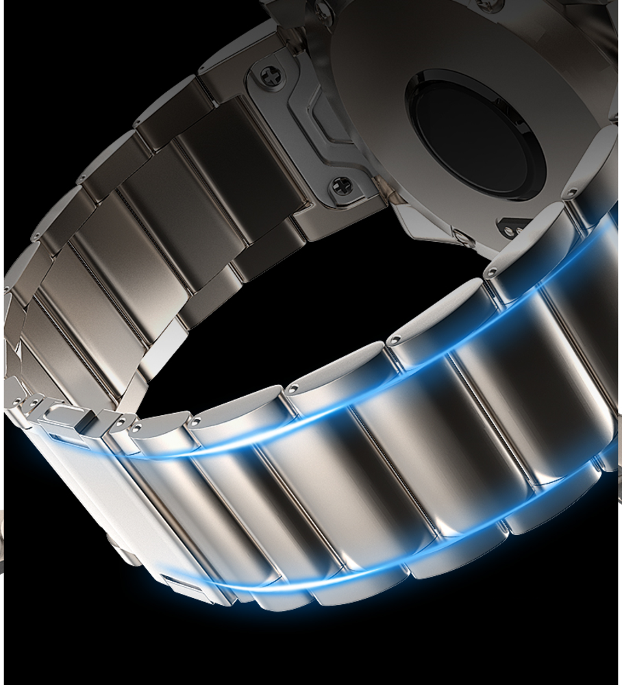 Strap-it Strap-it Correa magnética de titanio Garmin Fenix 7x (titanio) Strap-it Strap-it Correa magnética de titanio Garmin Fenix 7x (titanio)