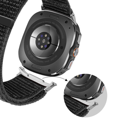 Bandz Bandz Correa nylon loop Samsung Galaxy Watch Ultra (negro) Bandz Bandz Correa nylon loop Samsung Galaxy Watch Ultra (negro)