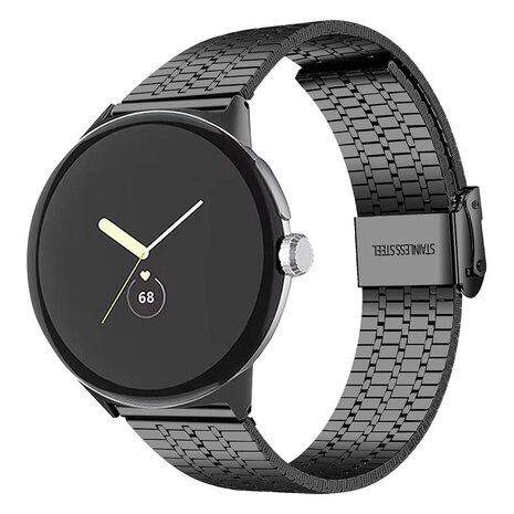 Strap-it Strap-it Correa de acero inoxidable Google Pixel Watch 3 - 41mm (negro) Strap-it Strap-it Correa de acero inoxidable Google Pixel Watch 3 - 41mm (negro)