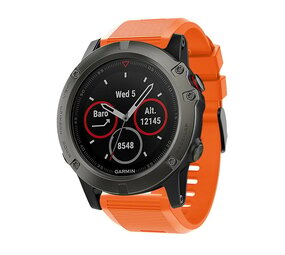 Strap-it Correa silicona Garmin Enduro 1 / 2 / 3 (naranja)