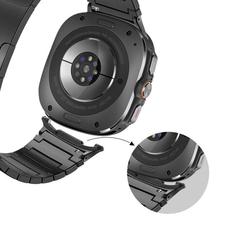 Bandz Bandz Correa titanio Samsung Galaxy Watch Ultra 'One Bead' (negro) Bandz Bandz Correa titanio Samsung Galaxy Watch Ultra 'One Bead' (negro)