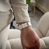 Bandz Bandz Correa silicona 'Luxe Liqiud' Apple Watch (blanco con plata) Bandz Bandz Correa silicona 'Luxe Liqiud' Apple Watch (blanco con plata)