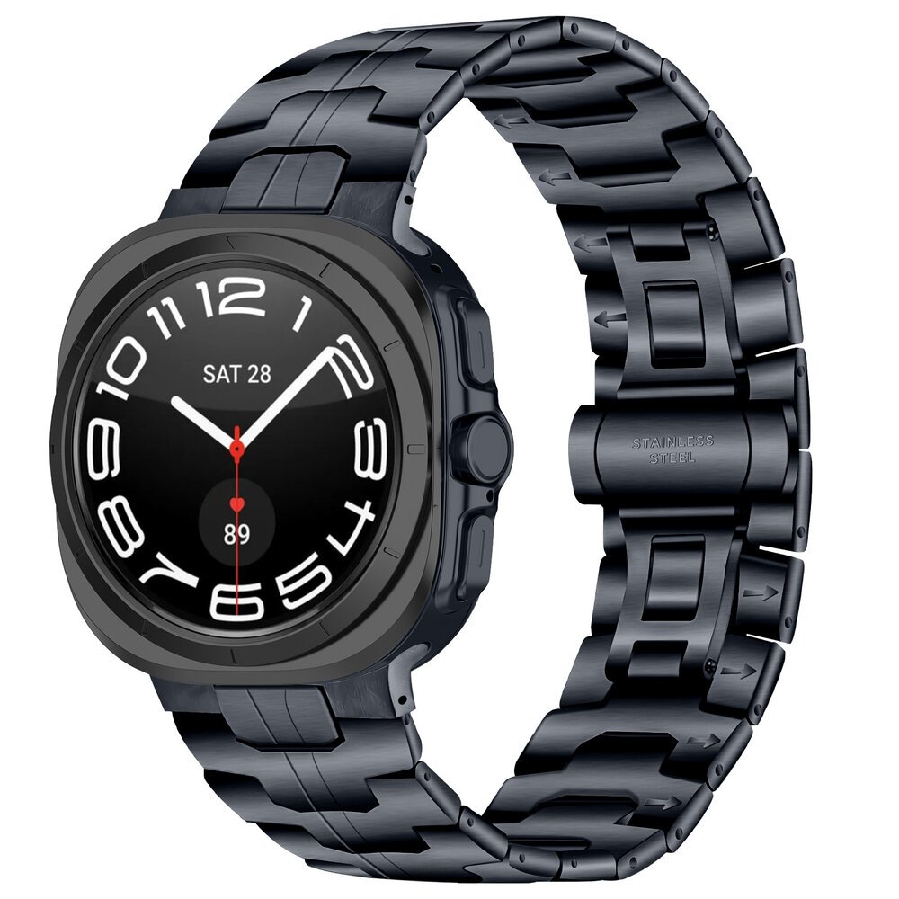 Strap-it Strap-it Correa acero iron Samsung Galaxy Watch Ultra (titanium gray) Strap-it Strap-it Correa acero iron Samsung Galaxy Watch Ultra (titanium gray)