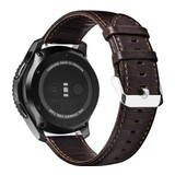 Strap-it Correa reloj 22mm cuero - universal (marrón oscuro) Strap-it Correa reloj 22mm cuero - universal (marrón oscuro)