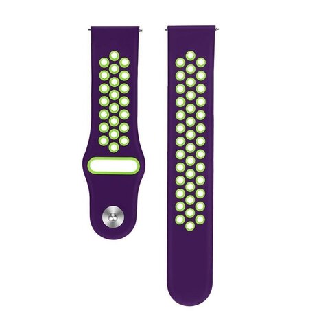 Strap-it Strap-it Correa reloj 20mm deportiva - universal (púrpura/verde) Strap-it Strap-it Correa reloj 20mm deportiva - universal (púrpura/verde)