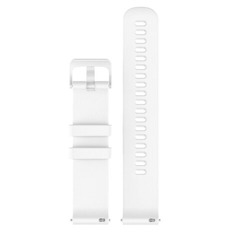 Strap-it Strap-it Correa reloj 18mm silicona - universal (blanco)