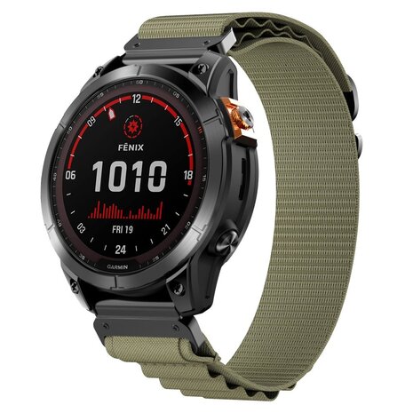 Strap-it Strap-it Correa Alpine Garmin Fenix 5x / 6x (aceituna) Strap-it Strap-it Correa Alpine Garmin Fenix 5x / 6x (aceituna)