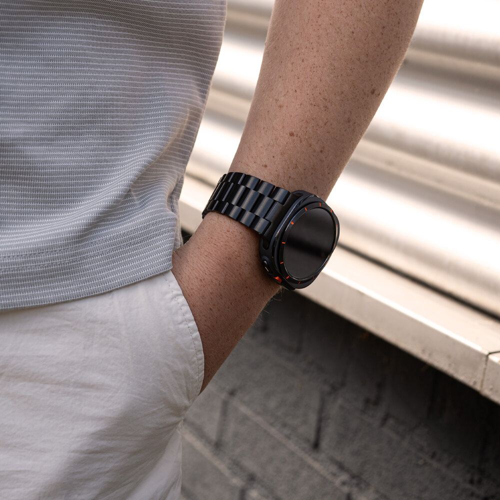 Strap-it Strap-it Correa acero Samsung Galaxy Watch Ultra (negro) Strap-it Strap-it Correa acero Samsung Galaxy Watch Ultra (negro)