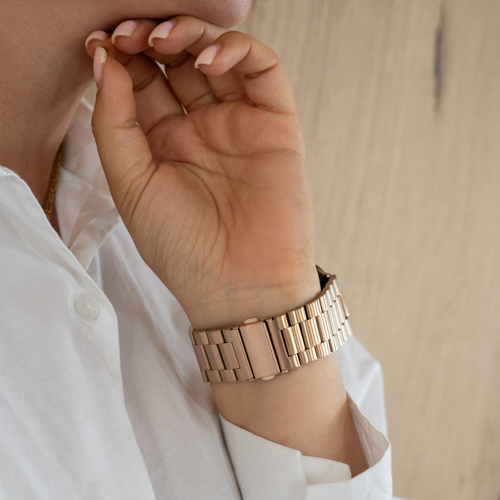 Strap-it Strap-it Correa acero Samsung Galaxy Watch Ultra (oro rosa) Strap-it Strap-it Correa acero Samsung Galaxy Watch Ultra (oro rosa)