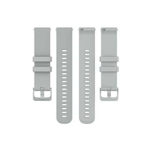 Strap-it Strap-it Correa reloj 22mm silicona de lujo - universal (gris)