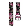 Strap-it Strap-it Correa reloj 20mm silicona 'Pink Flower' - universal Strap-it Strap-it Correa reloj 20mm silicona 'Pink Flower' - universal