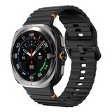 Strap-it Correa silicona wave Samsung Galaxy Watch Ultra (negro)