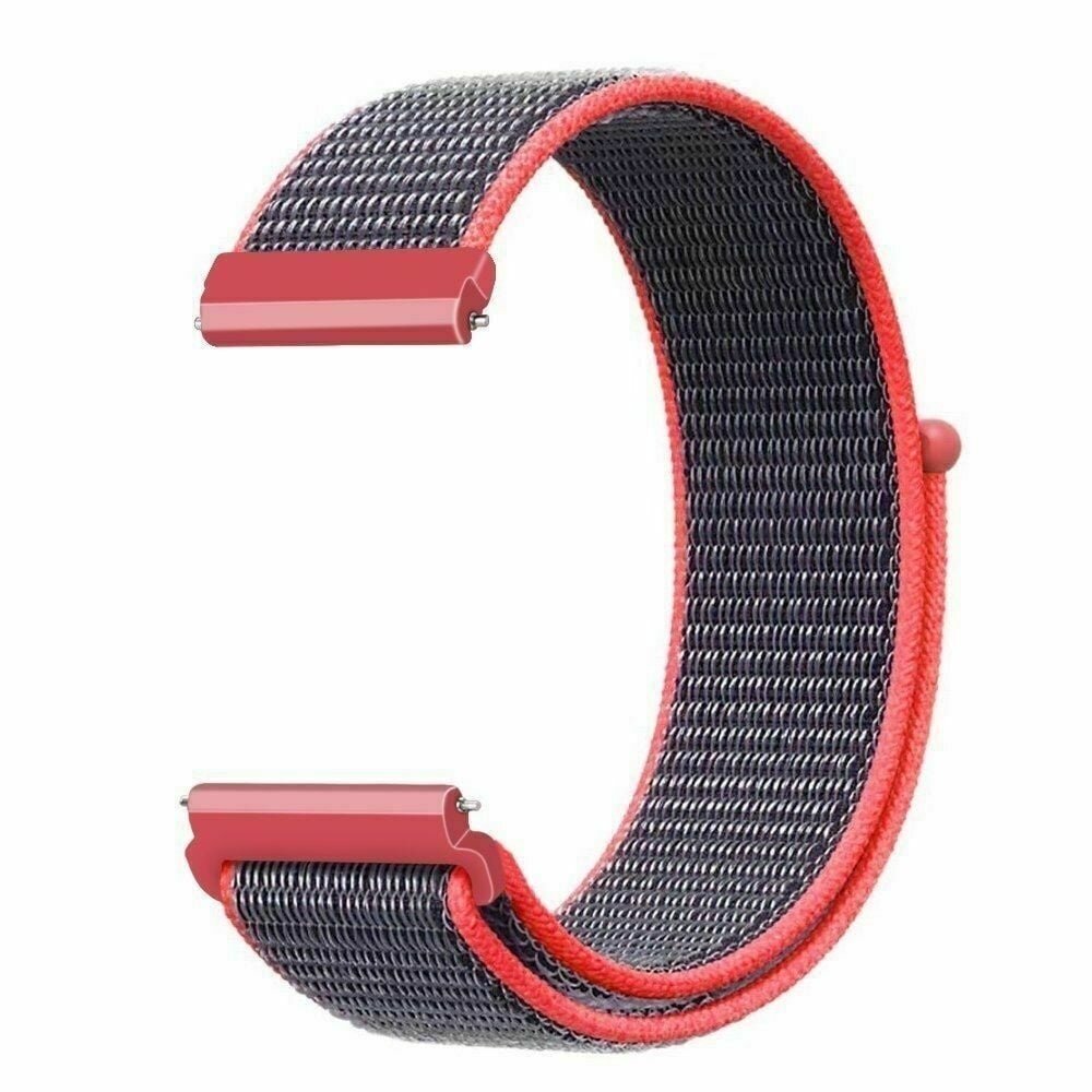 Strap-it Strap-it Correa Nylon Huawei Watch GT 5 41mm (gris rojo) Strap-it Strap-it Correa Nylon Huawei Watch GT 5 41mm (gris rojo)