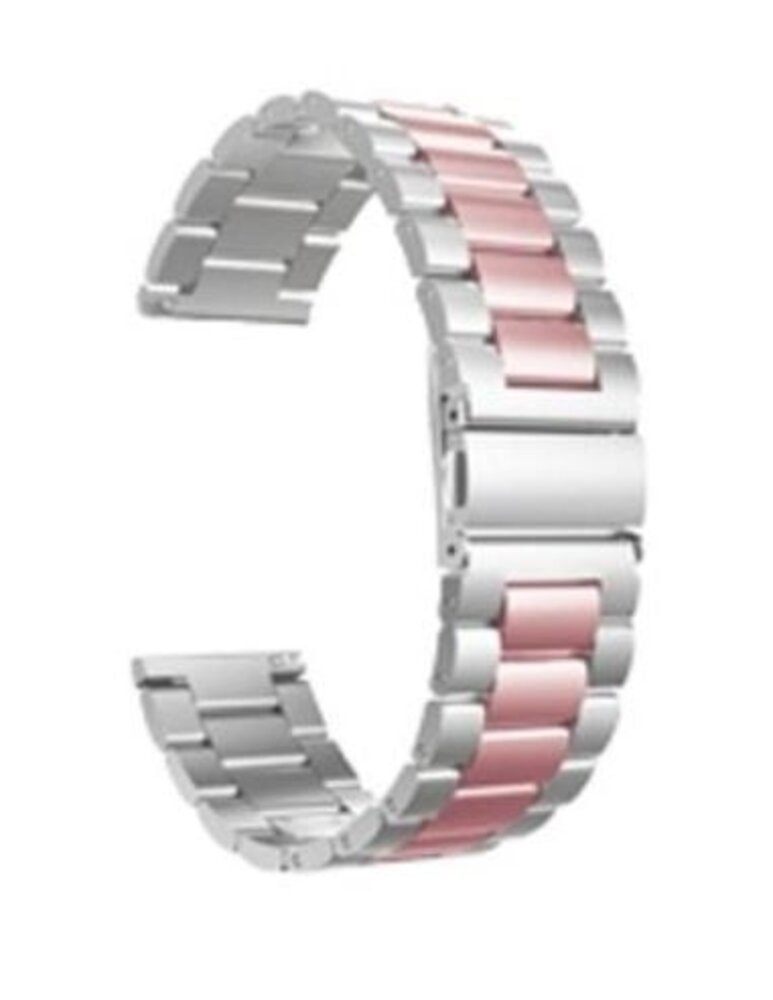 Strap-it Strap-it Correa acero Huawei Watch GT 5 41mm (plata/rosa) Strap-it Strap-it Correa acero Huawei Watch GT 5 41mm (plata/rosa)