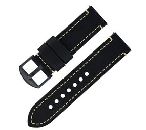 Strap-it Correa reloj 18mm cuero auténtico - universal (negro) Strap-it Correa reloj 18mm cuero auténtico - universal (negro)