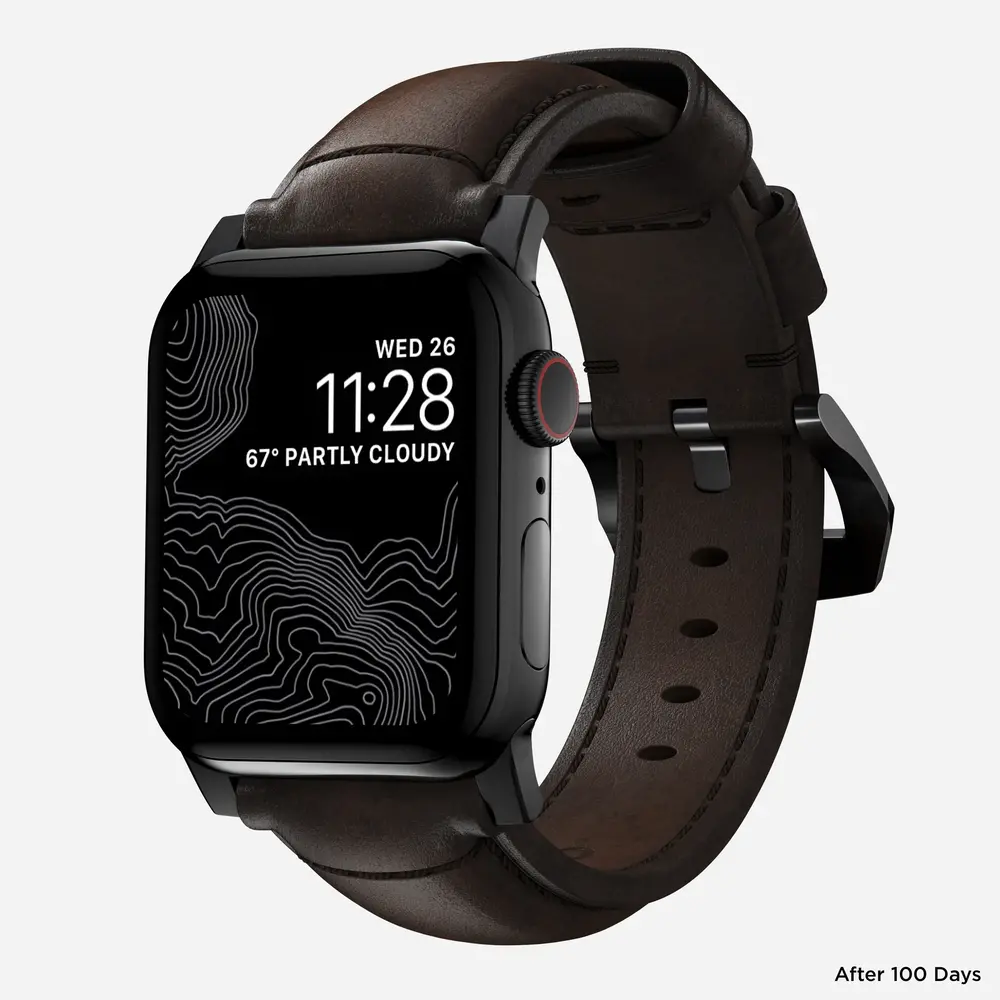 Nomad Nomad Correa cuero Traditional Apple Watch (marrón/negro) Nomad Nomad Correa cuero Traditional Apple Watch (marrón/negro)