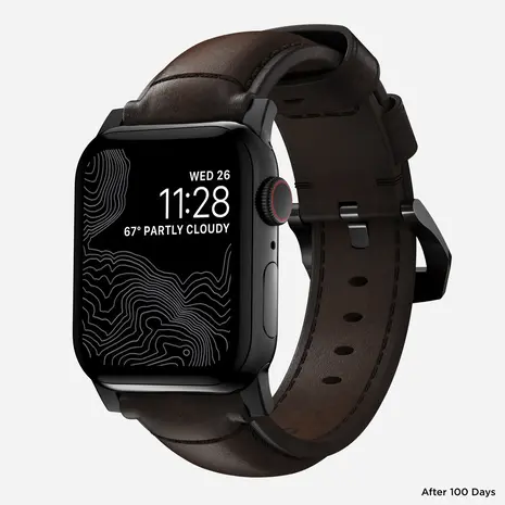 Nomad Nomad Correa cuero Traditional Apple Watch (marrón/negro) Nomad Nomad Correa cuero Traditional Apple Watch (marrón/negro)