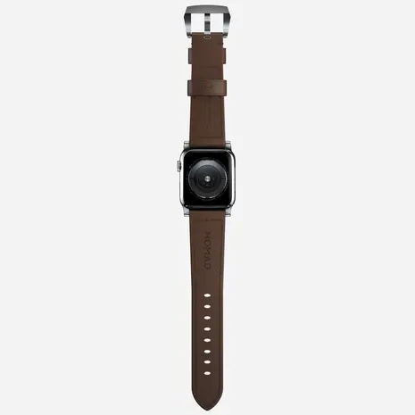 Nomad Nomad Correa cuero Traditional Apple Watch (marrón/plata) Nomad Nomad Correa cuero Traditional Apple Watch (marrón/plata)