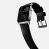 Nomad Nomad Correa cuero Modern Apple Watch (negro/plata) Nomad Nomad Correa cuero Modern Apple Watch (negro/plata)