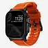 Nomad Correa silicona Rugged Apple Watch (negro/ultra orange)