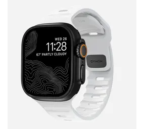 Nomad Nomad Correa silicona Sport Apple Watch (blanco)