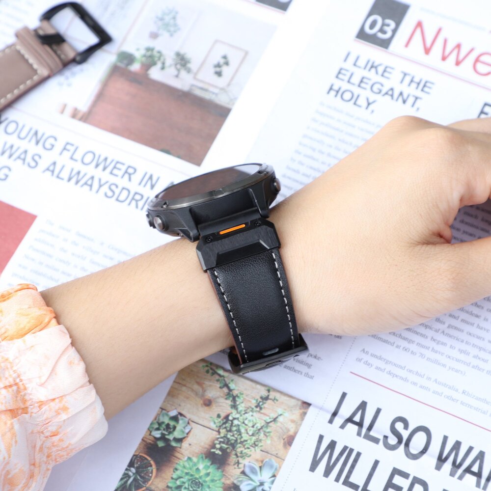 Strap-it Strap-it Correa cuero genuino Garmin Fenix 7x (negro) Strap-it Strap-it Correa cuero genuino Garmin Fenix 7x (negro)