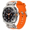 Strap-it Strap-it Correa de TPU 'Explorer' Samsung Galaxy Watch Ultra (naranja con titanio) Strap-it Strap-it Correa de TPU 'Explorer' Samsung Galaxy Watch Ultra (naranja con titanio)