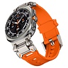 Strap-it Strap-it Correa de TPU 'Explorer' Samsung Galaxy Watch Ultra (naranja con titanio) Strap-it Strap-it Correa de TPU 'Explorer' Samsung Galaxy Watch Ultra (naranja con titanio)
