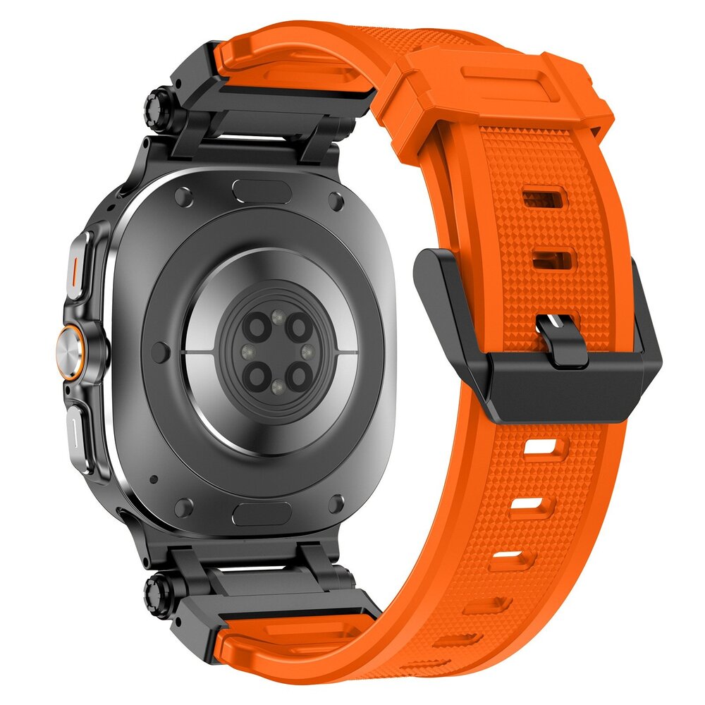 Strap-it Strap-it Correa de TPU 'Explorer' Samsung Galaxy Watch Ultra (naranja con negro) Strap-it Strap-it Correa de TPU 'Explorer' Samsung Galaxy Watch Ultra (naranja con negro)