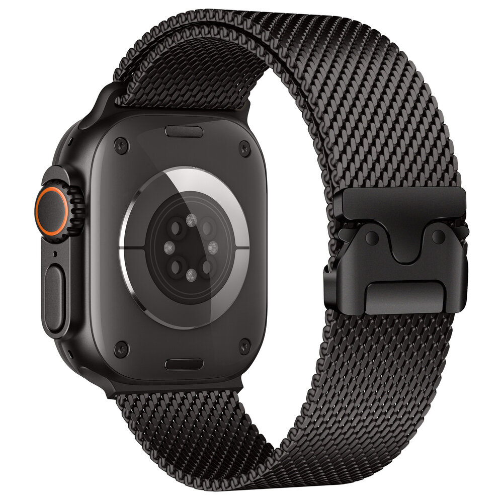 Strap-it Strap-it Correa Milanesa moderna Apple Watch (negro) Strap-it Strap-it Correa Milanesa moderna Apple Watch (negro)