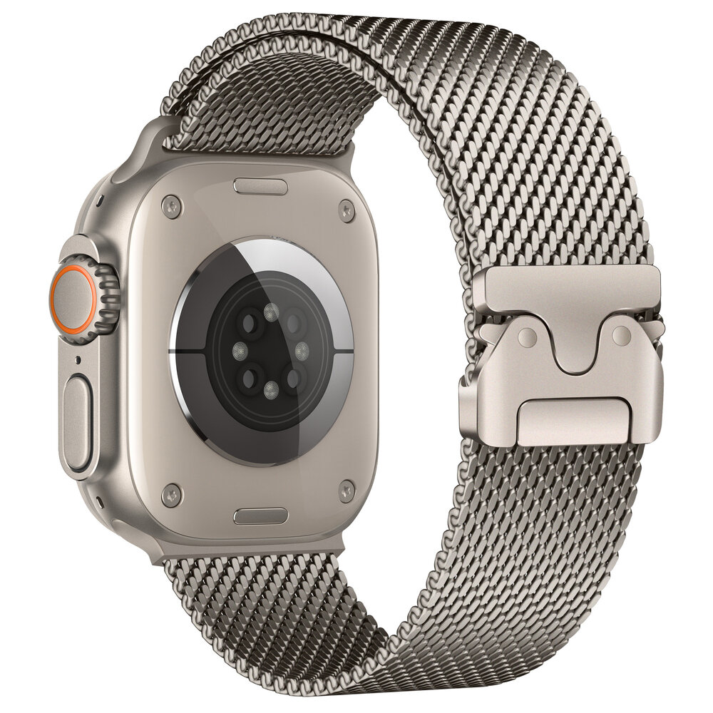 Strap-it Strap-it Correa Milanesa moderna Apple Watch (titanio) Strap-it Strap-it Correa Milanesa moderna Apple Watch (titanio)