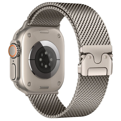 Strap-it Strap-it Correa Milanesa moderna Apple Watch (titanio) Strap-it Strap-it Correa Milanesa moderna Apple Watch (titanio)