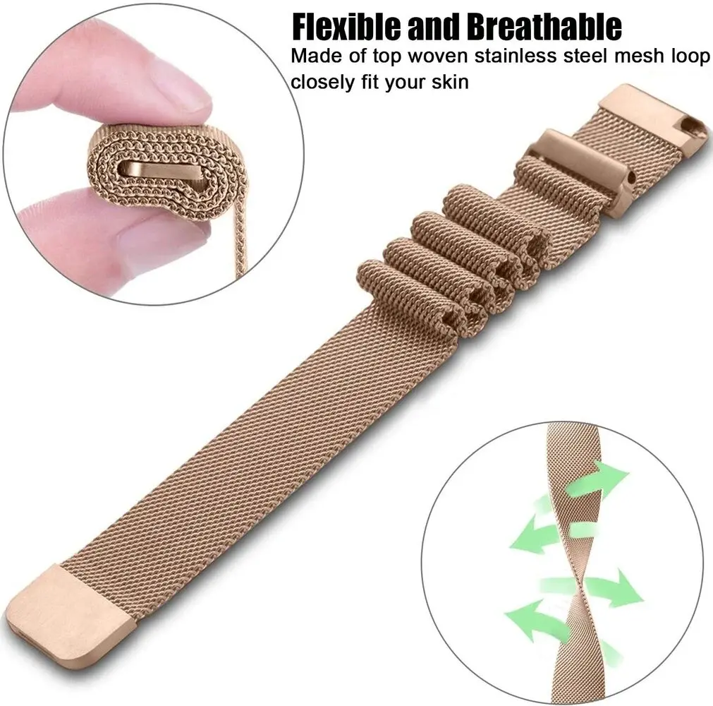 Strap-it Strap-it Correa milanese Redmi Watch 5 Active (oro rosa) Strap-it Strap-it Correa milanese Redmi Watch 5 Active (oro rosa)