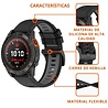 Strap-it Strap-it Correa deportivo con hebilla Garmin Quatix 5 / 6 / 7 (negro/gris) Strap-it Strap-it Correa deportivo con hebilla Garmin Quatix 5 / 6 / 7 (negro/gris)