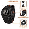 Strap-it Strap-it Correa silicona Garmin Instinct 1 / 2 (negro) Strap-it Strap-it Correa silicona Garmin Instinct 1 / 2 (negro)