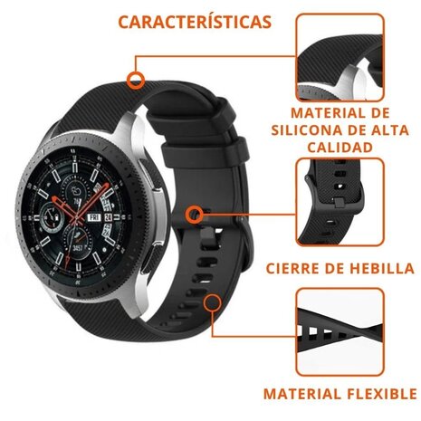 Strap-it Strap-it Correa silicona Polar Grit X Pro (negra)