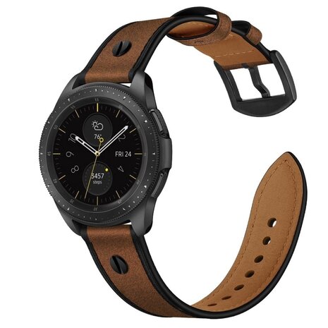 Strap-it Strap-it Correa cuero atornillada Oppo Watch X (marrón oscuro) Strap-it Strap-it Correa cuero atornillada Oppo Watch X (marrón oscuro)