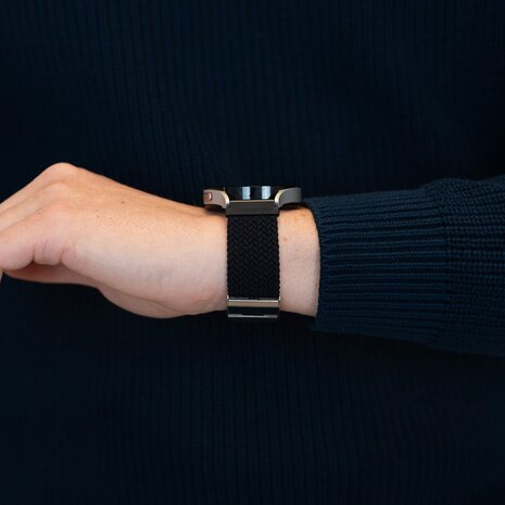 Bandz Bandz Correa nylon trenzado Realme Watch 3 (Pro) (negro) Bandz Bandz Correa nylon trenzado Realme Watch 3 (Pro) (negro)