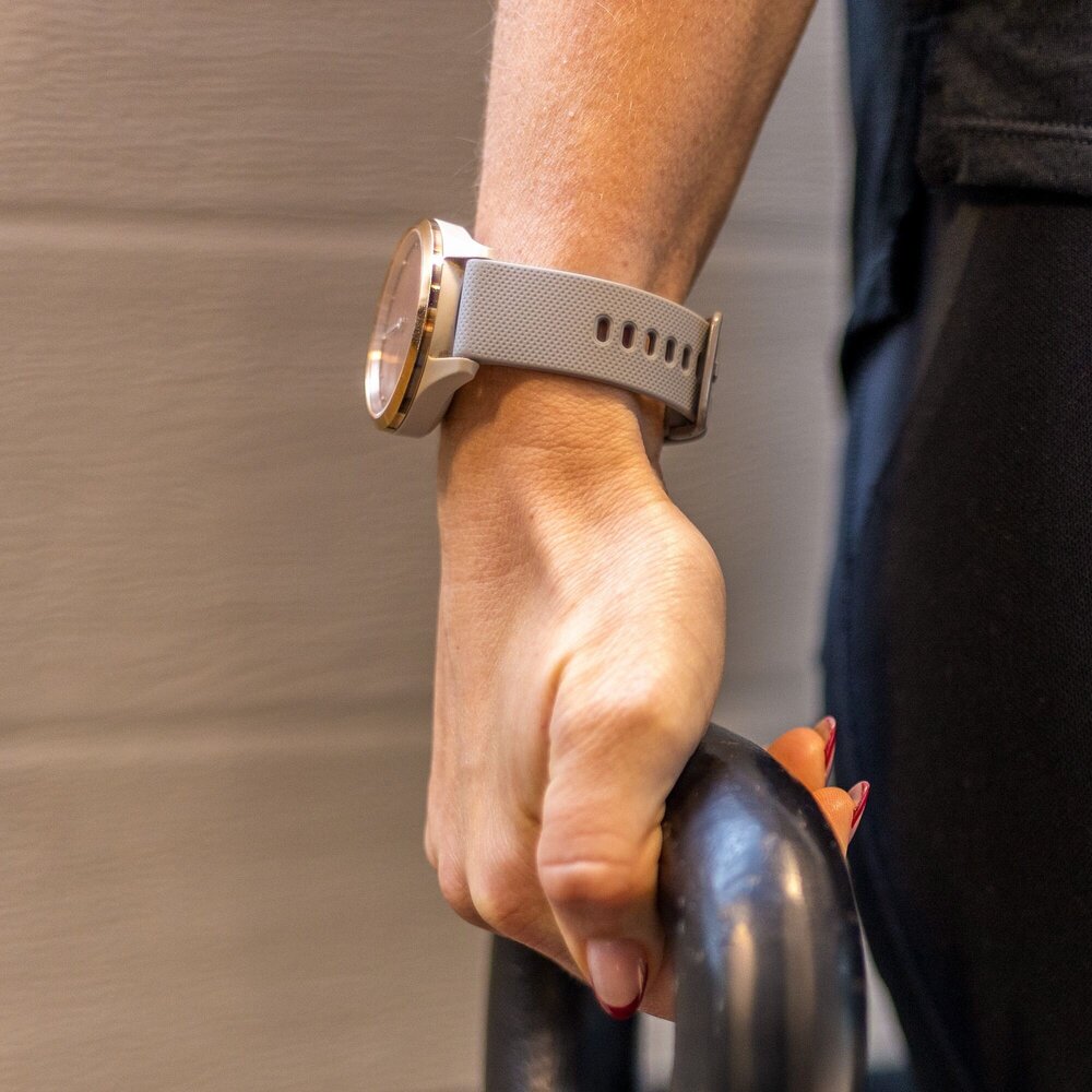 Strap-it Strap-it Correa reloj 18mm silicona - universal (gris)