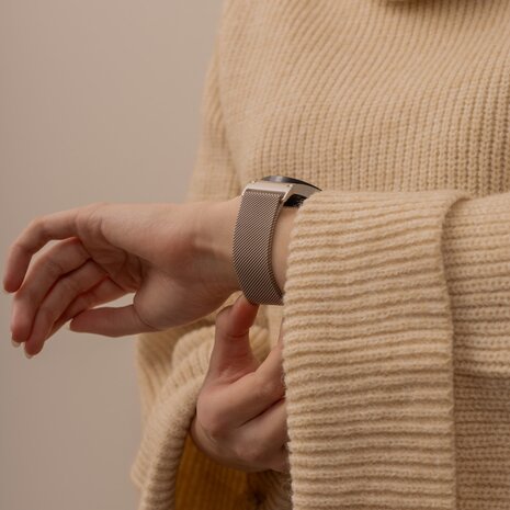 Strap-it Strap-it Correa milanese Polar Unite (champán) Strap-it Strap-it Correa milanese Polar Unite (champán)