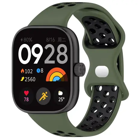 Strap-it Strap-it Correa deportiva Xiaomi Smart Band 9 Pro (aceituna/negra) Strap-it Strap-it Correa deportiva Xiaomi Smart Band 9 Pro (aceituna/negra)